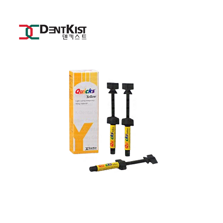 Quicks Light curing temporary filling materials 3g x 3ea