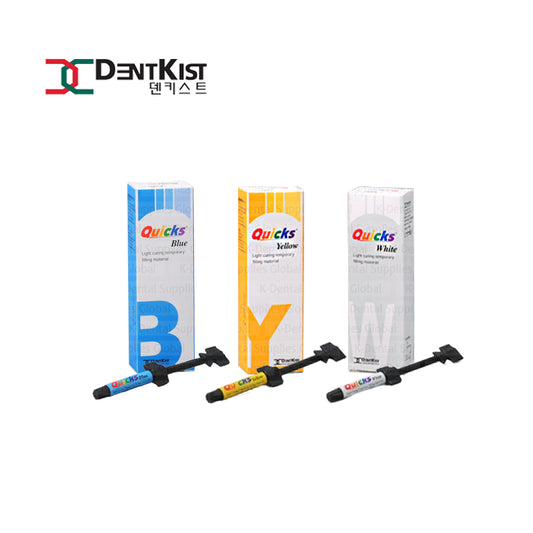Quicks Light curing temporary filling materials 3g x 3ea
