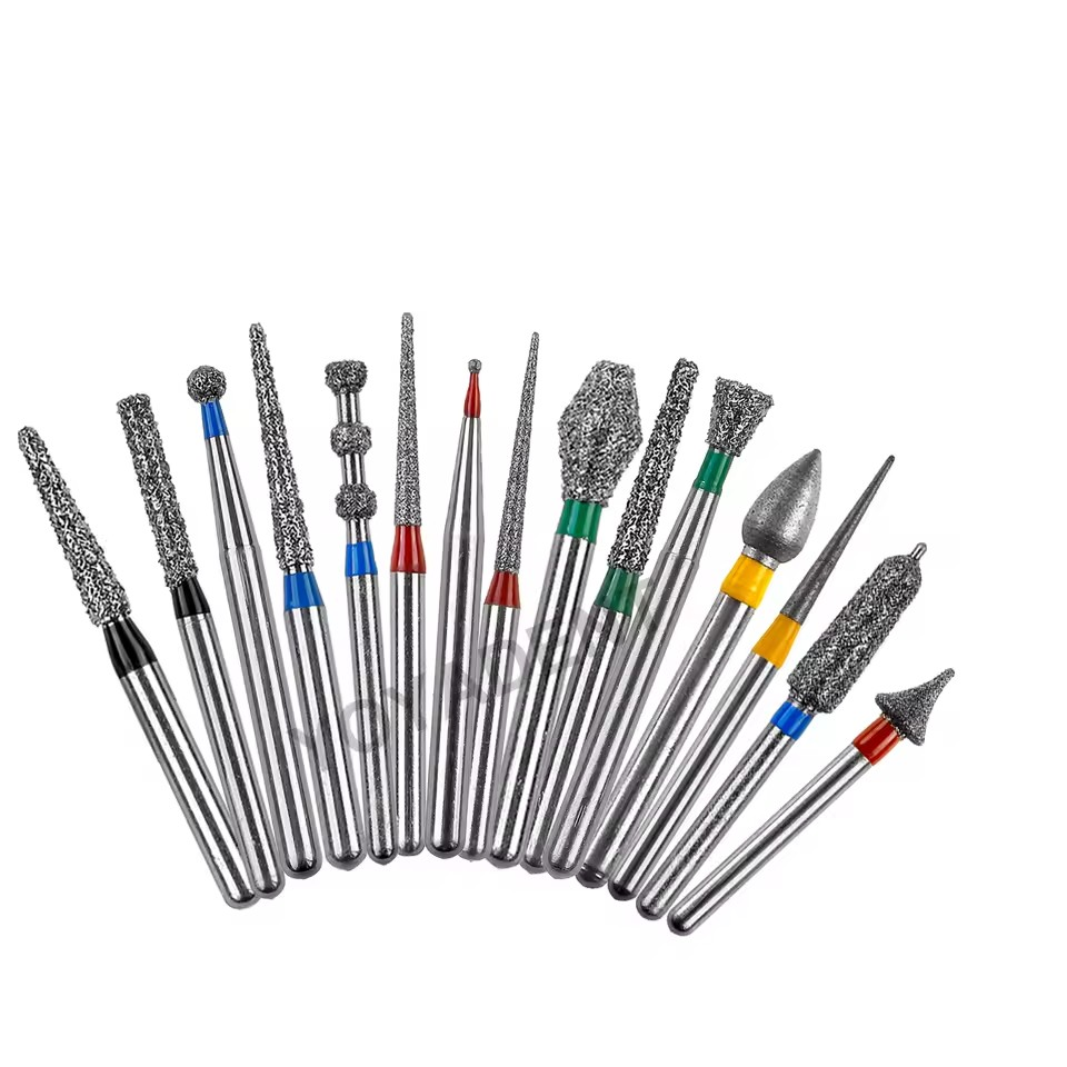 Dental Diamond Burs TF Standard for High-Speed 10Pcs/Pack