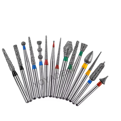 Dental Diamond Burs TF Standard for High-Speed 10Pcs/Pack